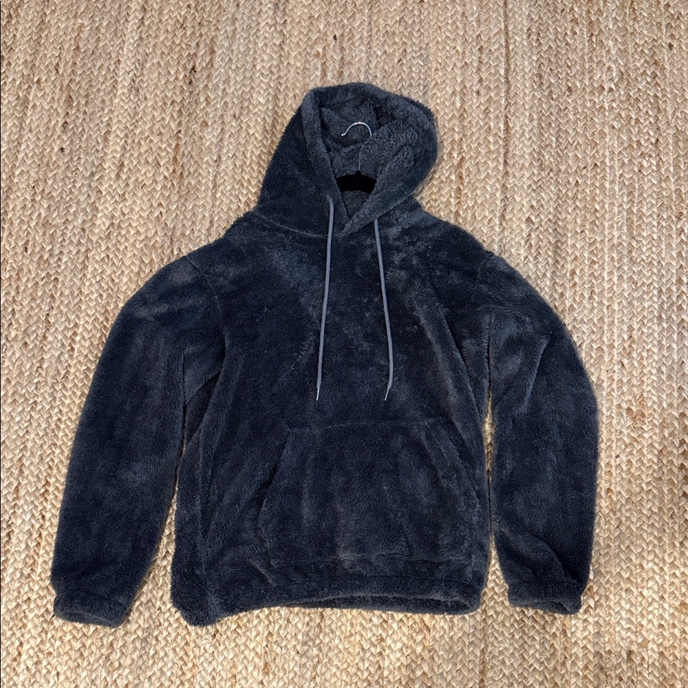 Women’s Gray Fuzzy Hoodie
